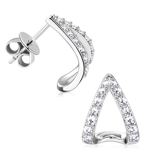 ARIBELLA - Real Moissanite Diamond Earrings - Gold or Silver