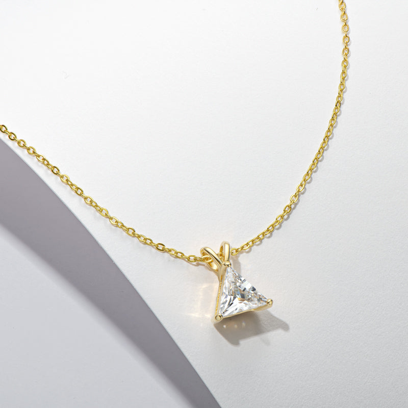 VIEUX - Triangle Zircon Necklace