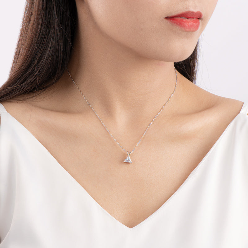 VIEUX - Triangle Zircon Necklace