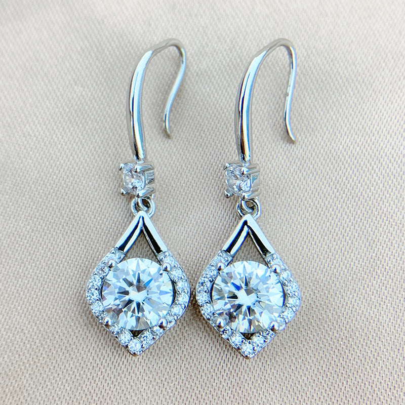 SATORRE - Diamond Dangle Earrings