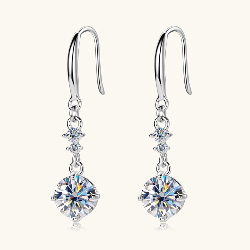 CHRISTINE - Diamond Dangle Earrings