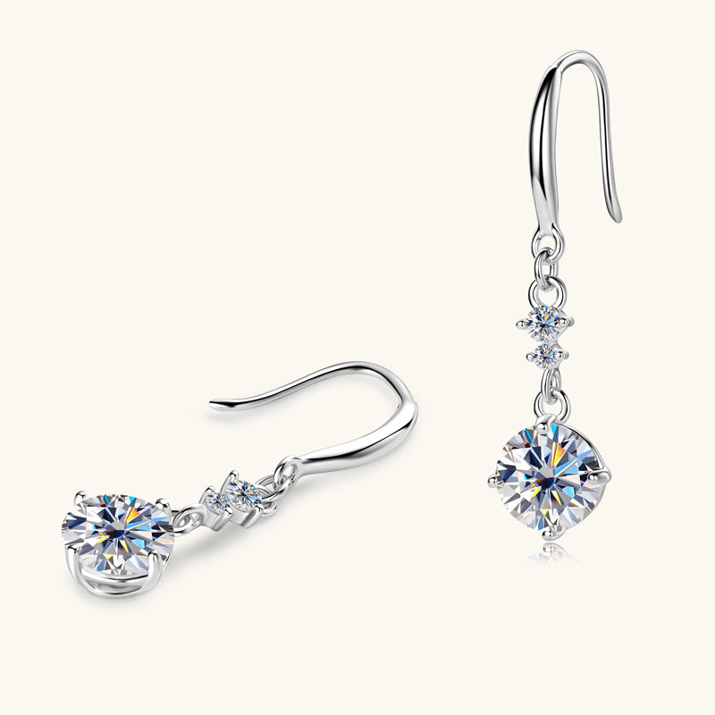 CHRISTINE - Diamond Dangle Earrings