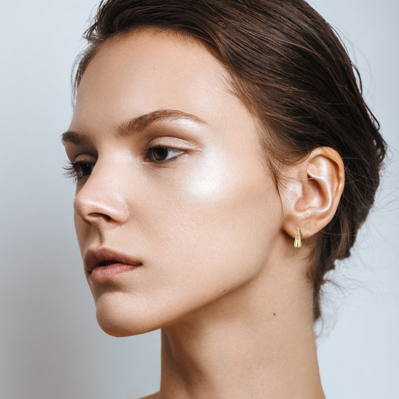 MILAN - Diamond Huggie Earrings