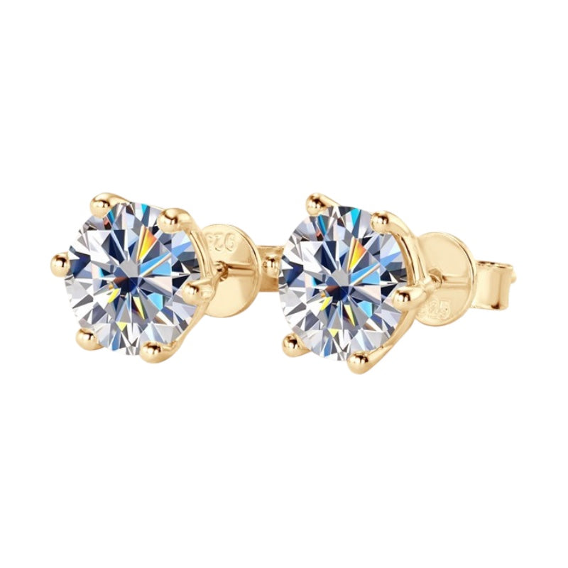 EMMA - Diamond Stud Earrings