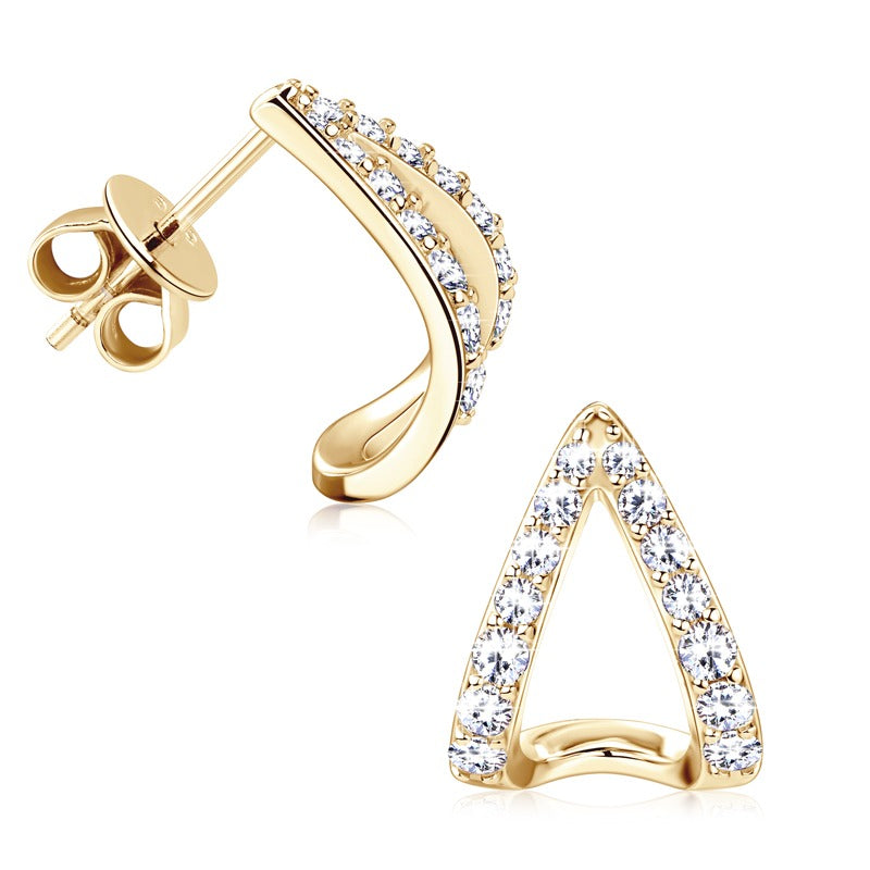 ARIBELLA - Diamond Peak Earrings