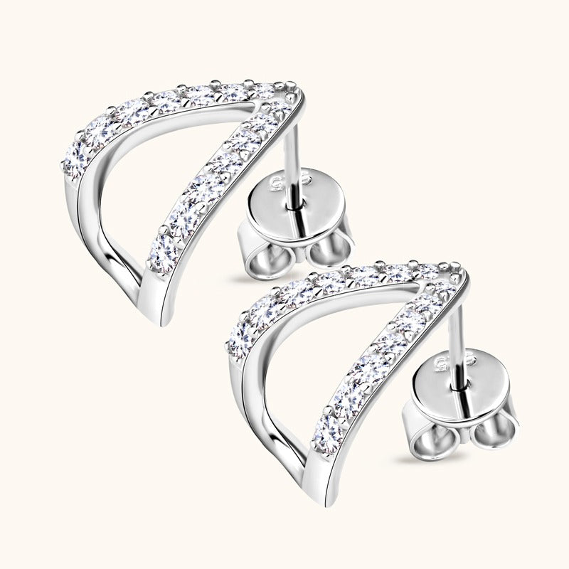ARIBELLA - Diamond Peak Earrings