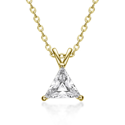 VIEUX - Trillion Zircon Necklace