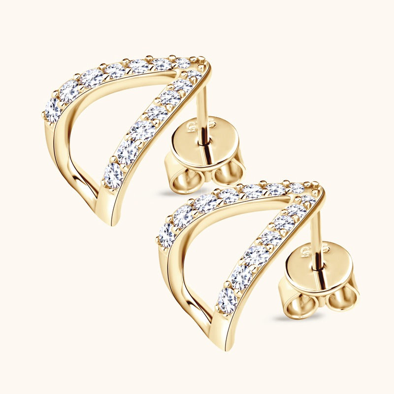 ARIBELLA - Diamond Peak Earrings