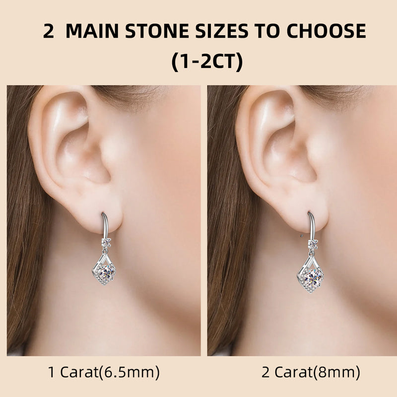 SATORRE - Diamond Dangle Earrings