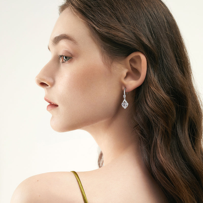 SATORRE - Diamond Dangle Earrings