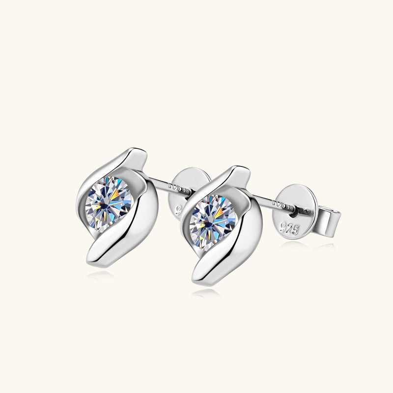 HENNESSY - Snatched Diamond Stud Earrings