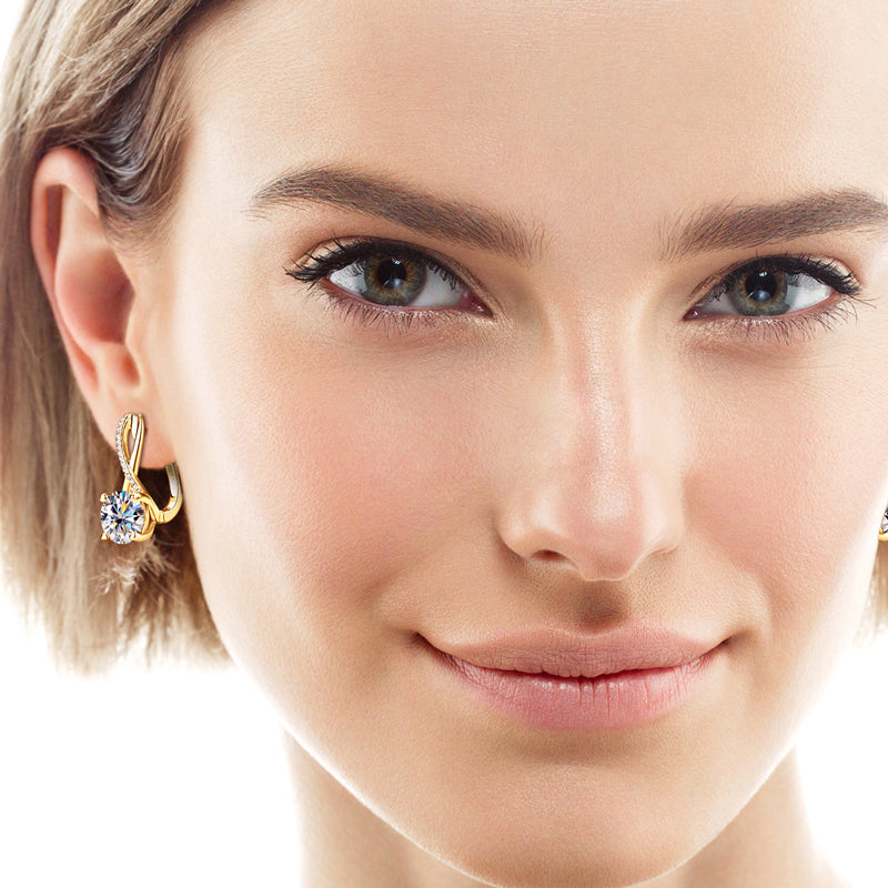LEXINGTON - Diamond Crossover Earrings