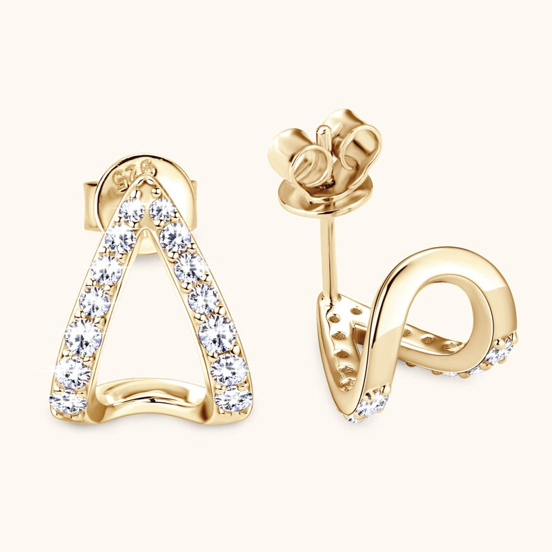 ARIBELLA - Diamond Peak Earrings