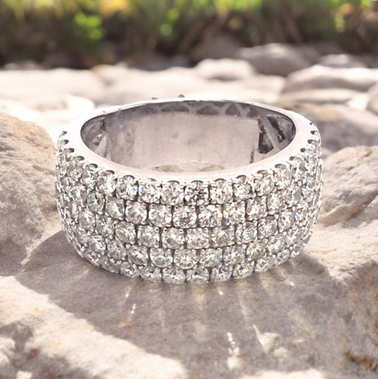 PAVAROTTI - Handmade Natural Diamond Ring