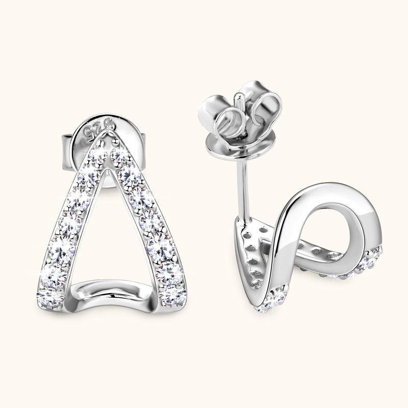 ARIBELLA - Diamond Peak Earrings