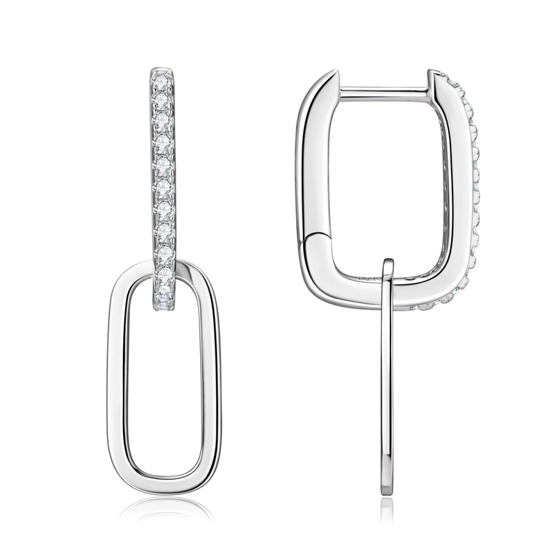 HOOK UP - Dangle Hoop Earrings