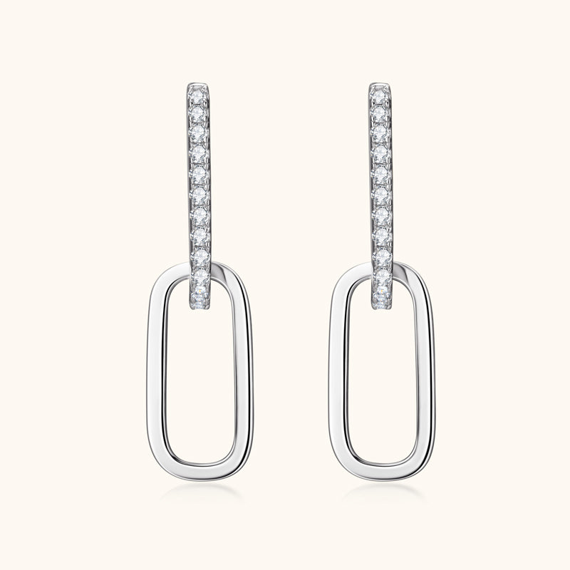 HOOK UP - Dangle Hoop Earrings