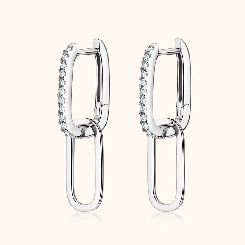 HOOK UP - Dangle Hoop Earrings