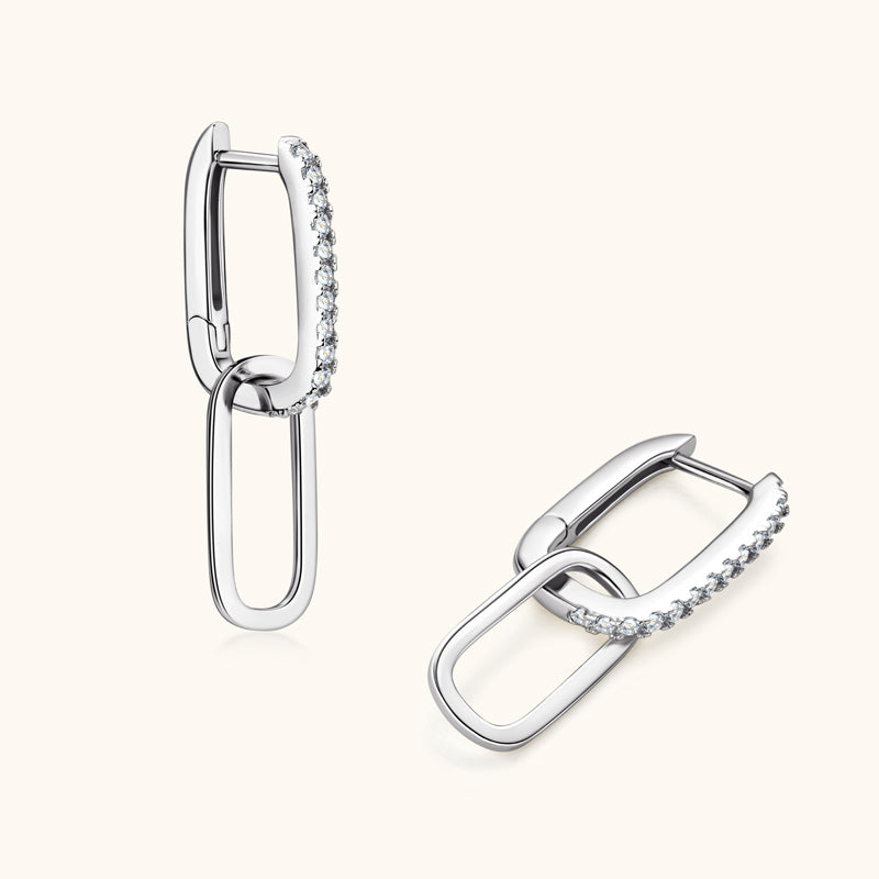 HOOK UP - Dangle Hoop Earrings