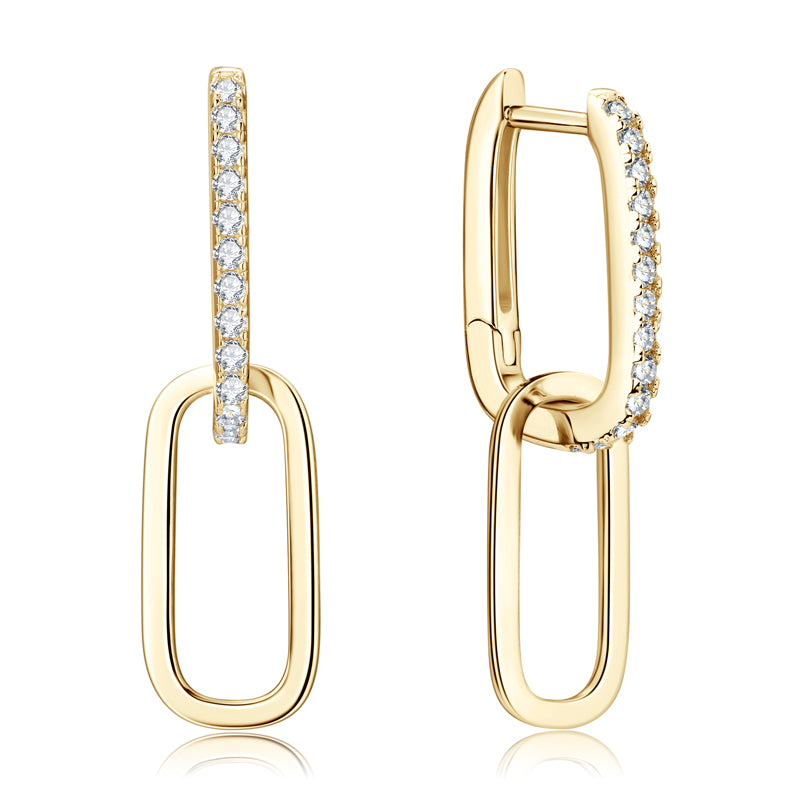 HOOK UP - Dangle Hoop Earrings