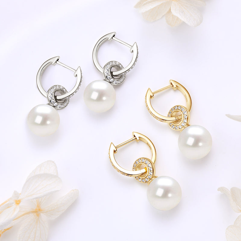 BRITANNIA - Cultured Pearl Earrings
