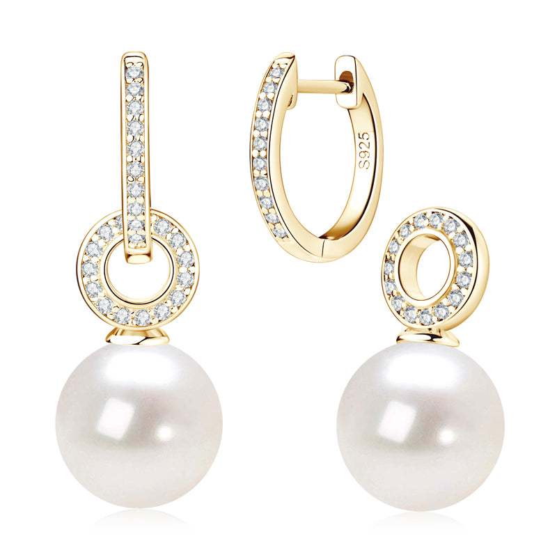 BRITANNIA - Cultured Pearl Earrings