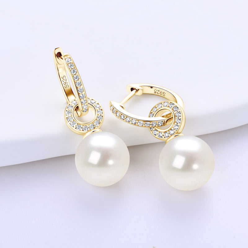 BRITANNIA - Cultured Pearl Earrings