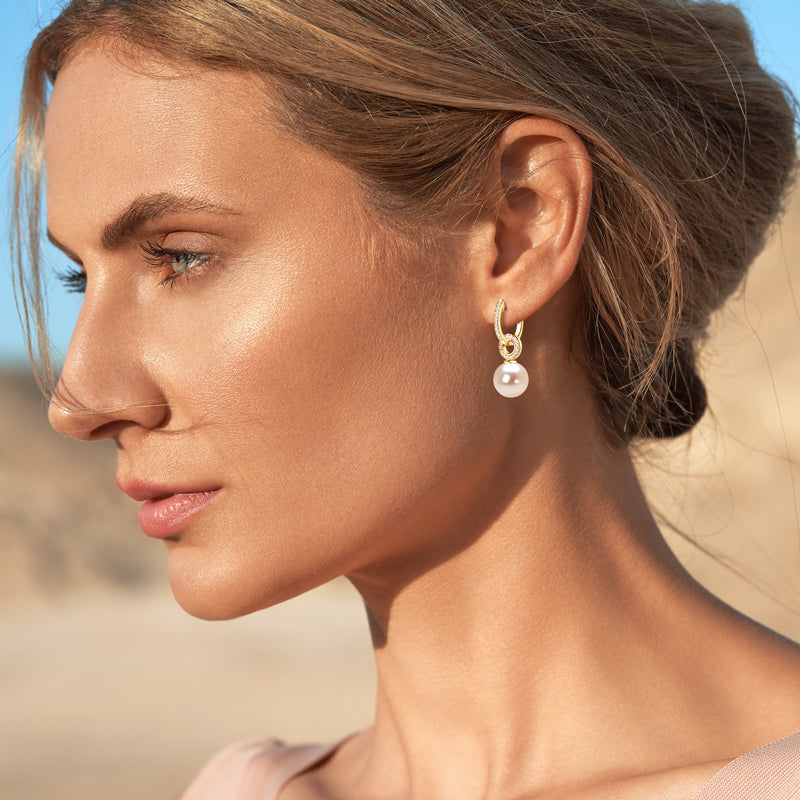 BRITANNIA - Cultured Pearl Earrings