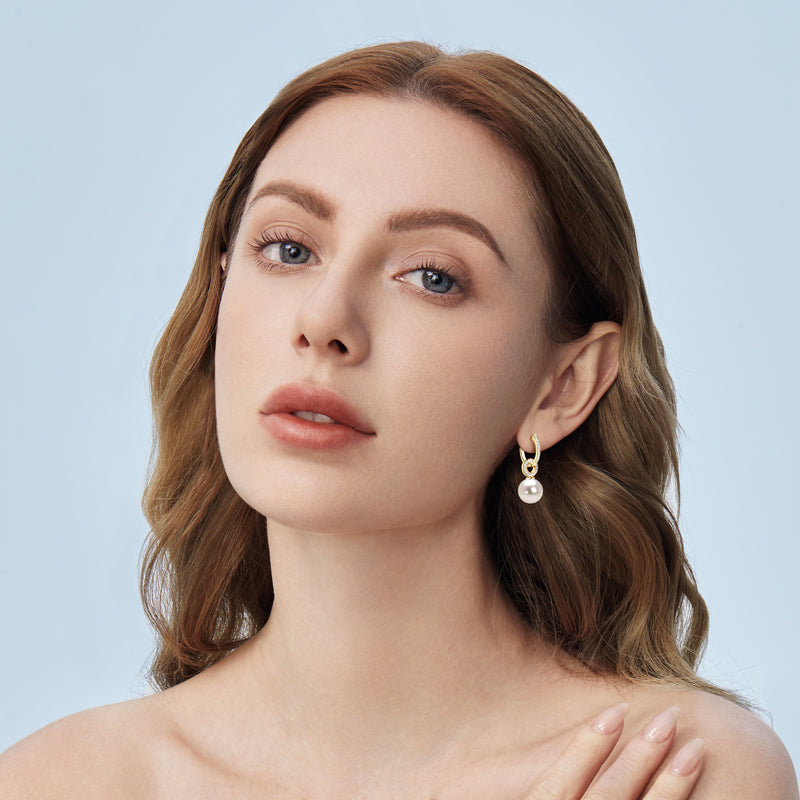 BRITANNIA - Cultured Pearl Earrings