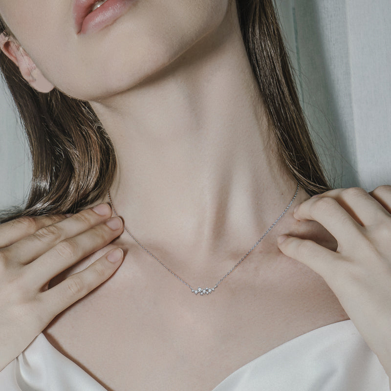 CHANDELIER - Diamond Statement Necklace