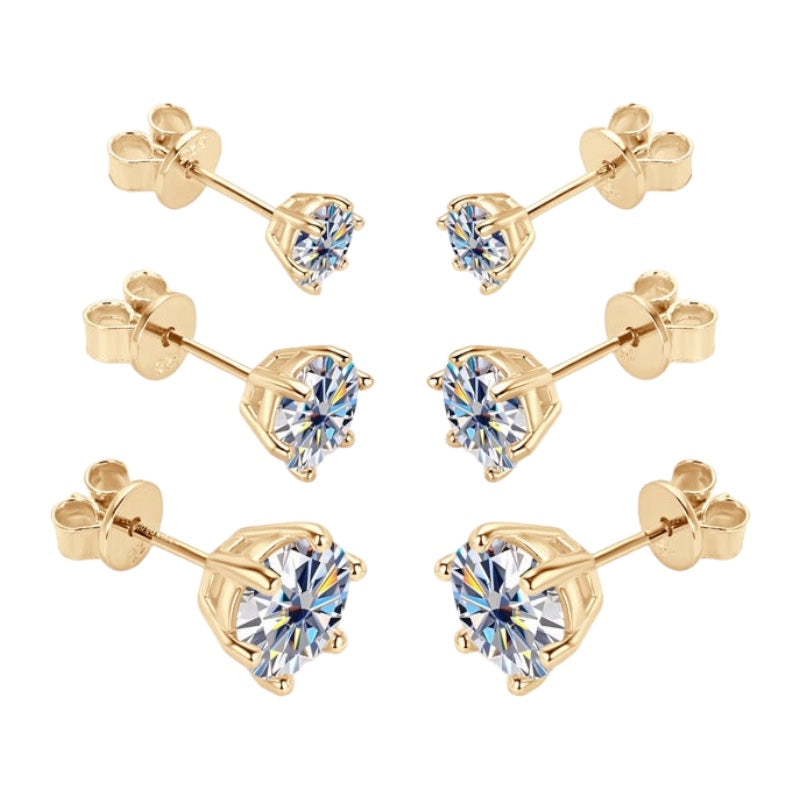EMMA - Diamond Stud Earrings