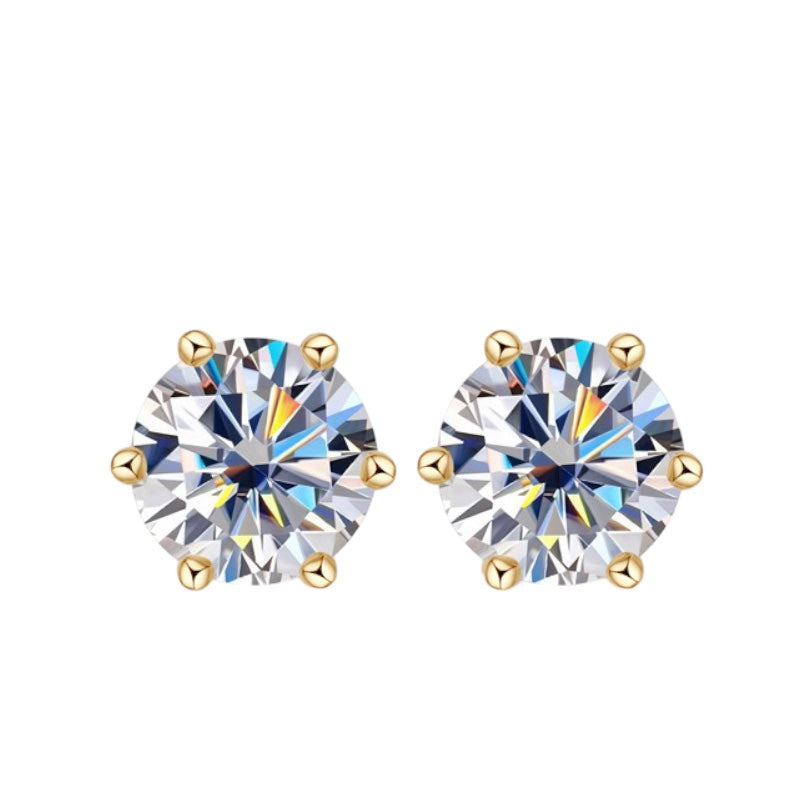 EMMA - Diamond Stud Earrings