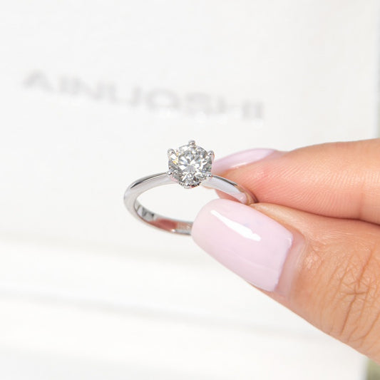 BELLAMY - Solitaire Diamond Ring (sizes 4-10)
