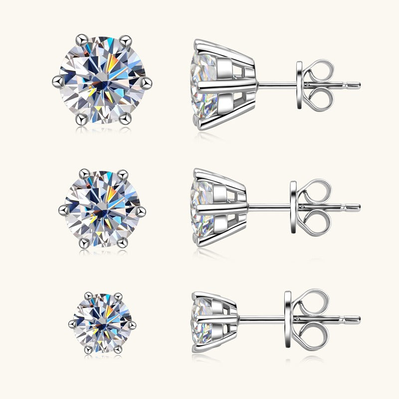 EMMA - Diamond Stud Earrings