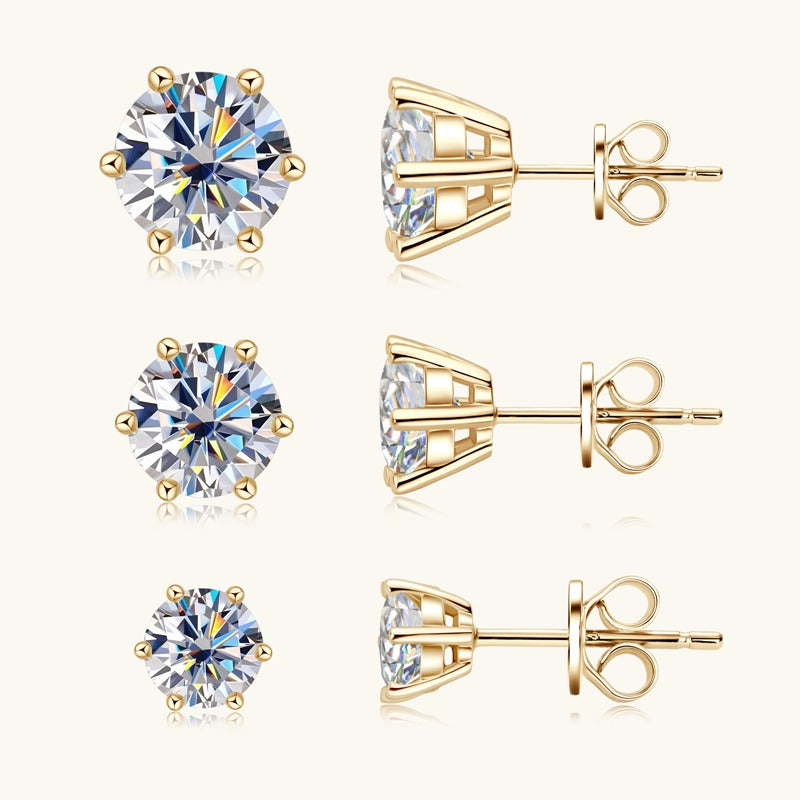 EMMA - Diamond Stud Earrings