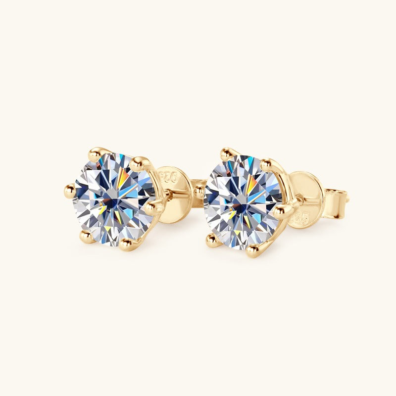 EMMA - Diamond Stud Earrings